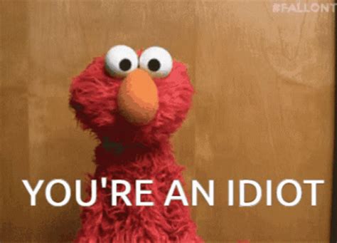 Idiot Elmo GIF - Idiot Elmo Youreanidiot - Discover & Share GIFs