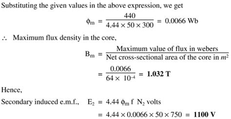 EMF Equation of a Transformer - Theory & Derivation - ElectricalWorkbook