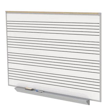 Graphic Lined Whiteboards , Model ga2m46-ms | TrophyCentral