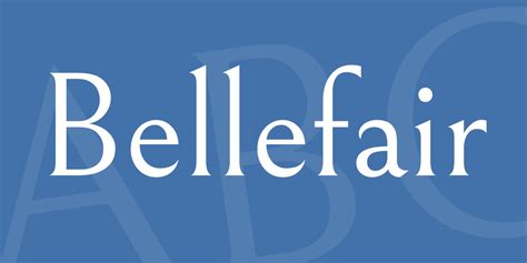 Bellefair Font · 1001 Fonts