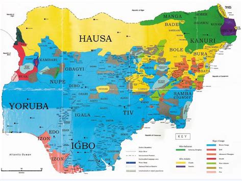 Original Map of Nigeria - Guess who is landlocked and guess who is ...