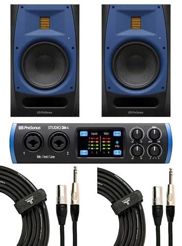 Presonus Studio 26c bundle with R65 monitors | guitarguitar