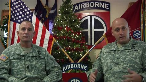 82nd CAB command holiday message - YouTube