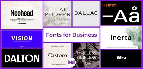 20+ Best Business Fonts for 2021: Free and Premium Fonts