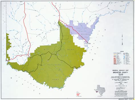 Map Of Brewster County Texas | secretmuseum