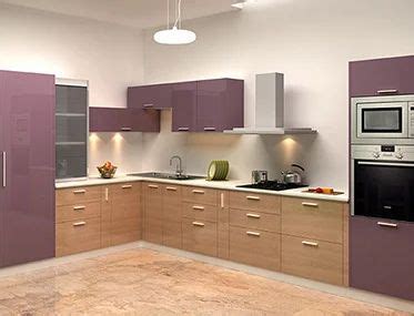 Wooden Godrej L Shape Modular Kitchen at Rs 100000/unit in Ahmedabad ...