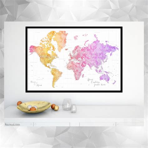 World Map Detailed With Roads Grey Made To Measure Wa - vrogue.co