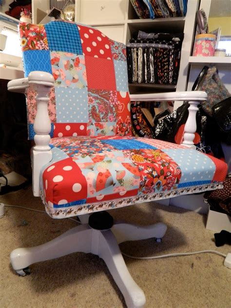 Wonderfully awkward: I reupholstered. I have a new sewing chair, and I ...