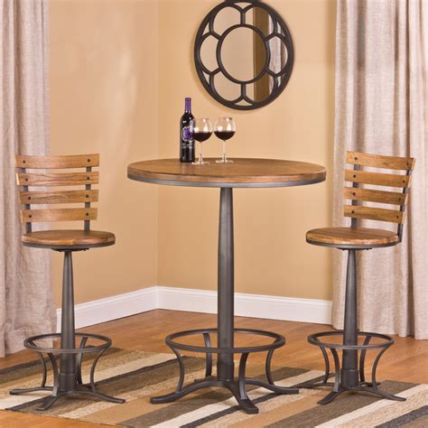 Westview Bar Height 3-piece Bistro Set - Contemporary - Indoor Pub And Bistro Sets - by ...