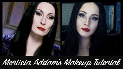 Morticia Addams Makeup Tutorial - YouTube