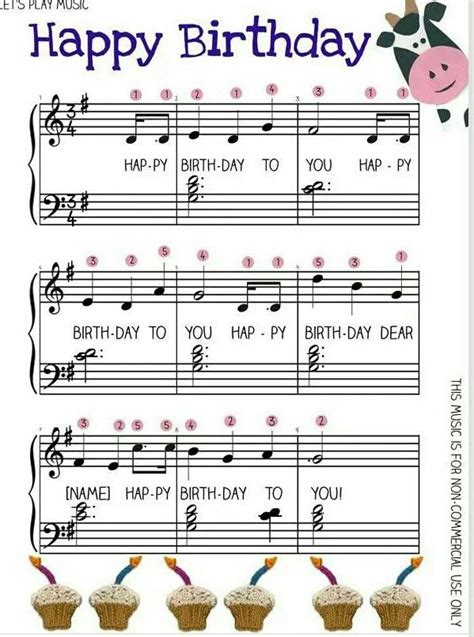 Happy Birthday Music Sheet Clarinet