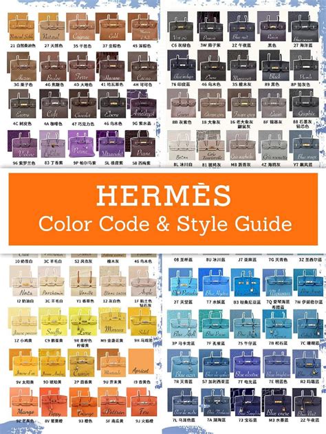 HERMES: Color Code & Style Guide for Beginners : u/zzzZhuangzzz