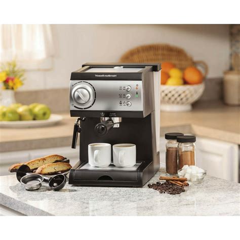 Hamilton Beach Espresso Maker with 15-bar Italian pump