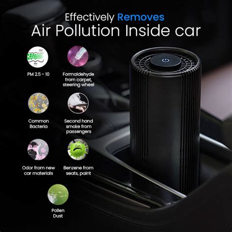 Qubo Car Air Purifier by Hero Group | With 3-Layer Filtration