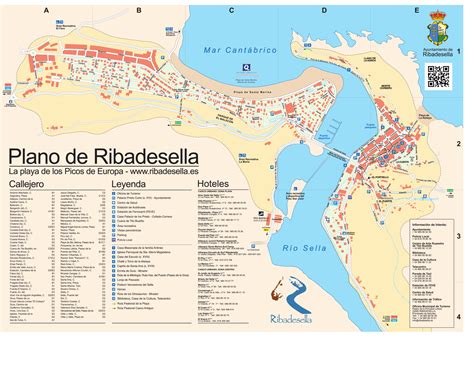 2016.07 mapa ribadesella | Turismo Ribadesella