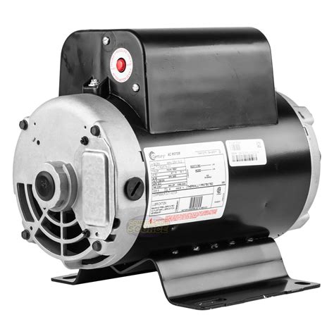 5 HP 3450 RPM Air Compressor Electric Motor 60 Hz 208-230 Volts Century ...