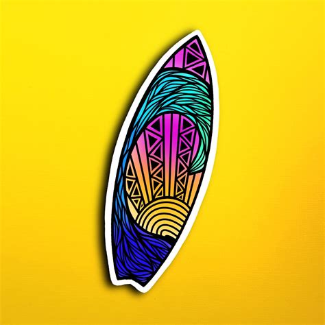 Surfboard Sticker (WATERPROOF)