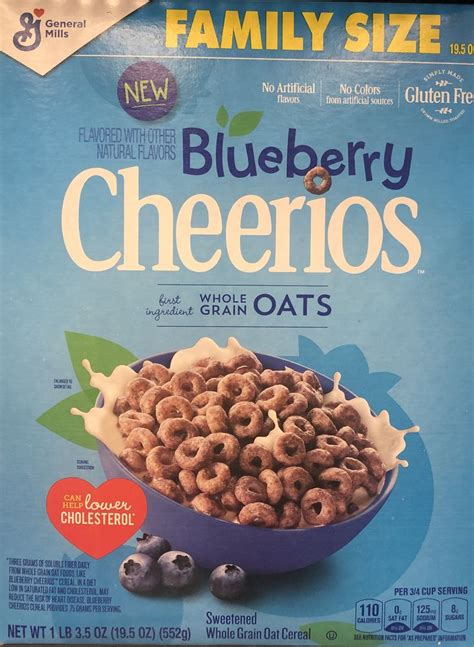 Blueberry Cheerios | Blueberry, Flavors, Cheerios