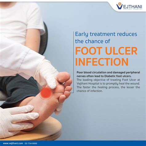 Early treatment reduces the chance of Foot Ulcer infection