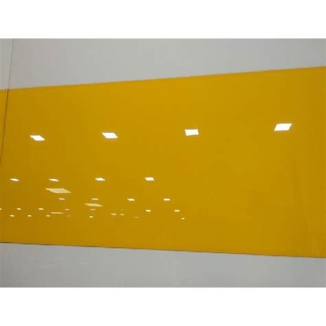 Glossy Yellow Ceramic Plain Floor Tiles, Size: 4x8 Feet(1200x2400 mm ...