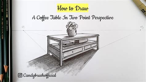 Table Perspective Drawing