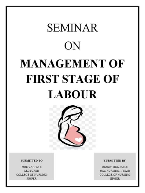 Management of First Stage of Labor | PDF | Childbirth | Uterus