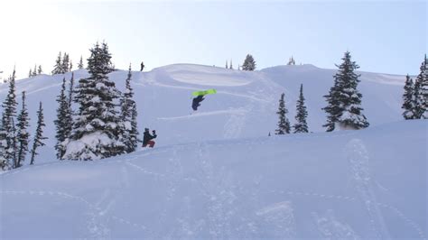 Mogul skier learns how to hit backcountry jumps - YouTube