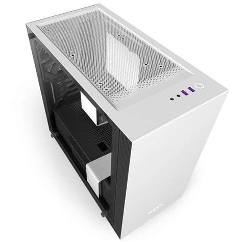 NZXT H400i Micro-ATX Computer Case (Matte White) | CA-H400W-WB Buy ...