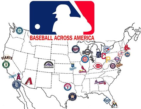 Mlb Teams Map