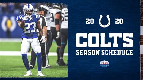 2020 Indianapolis Colts Schedule: Complete schedule, tickets and matchup information for 2020 ...