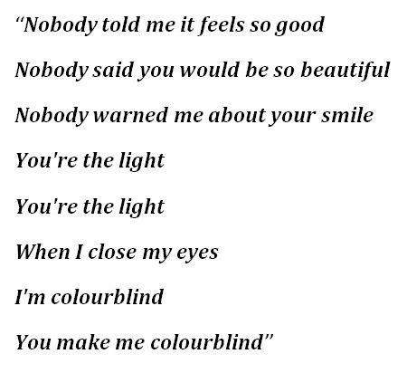 "Colourblind" by Darius Campbell - Song Meanings and Facts