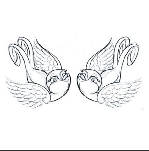 Love birds 2 | Free tattoo designs, Birds tattoo, Tattoo sketches