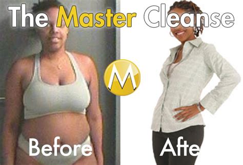 Master Cleanse Before and After