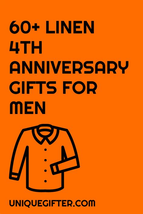 60+ Linen 4th Anniversary Gifts for Men - Unique Gifter