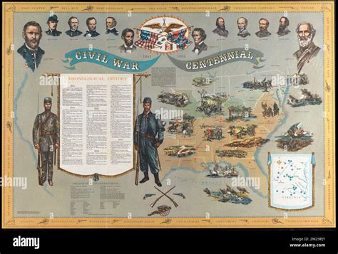 Civil War centennial , United States, History, Civil War, 1861-1865 ...