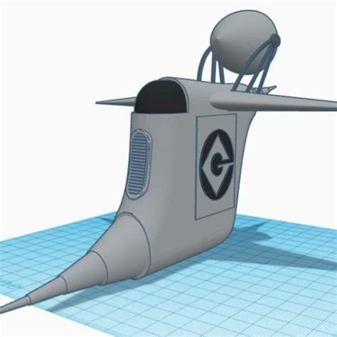 Free 3D file Despicable Me- Gru's Airship・3D printable design to ...