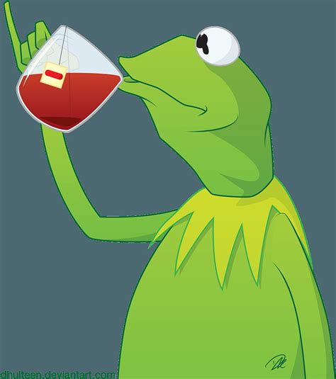 Kermit Sipping Tea Dethroned by Baby Yoda Drinking Soup – Just Disney ...