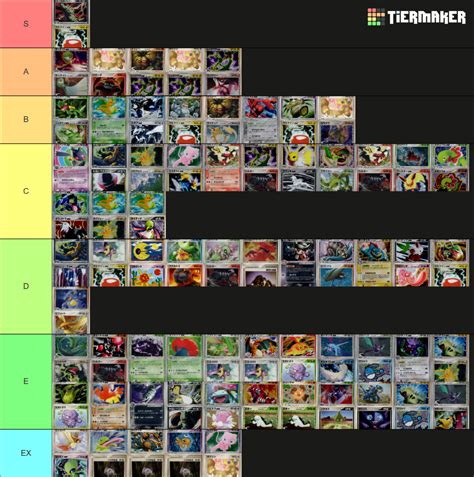 Pokemon TCG EX Series Tier List (Community Rankings) - TierMaker