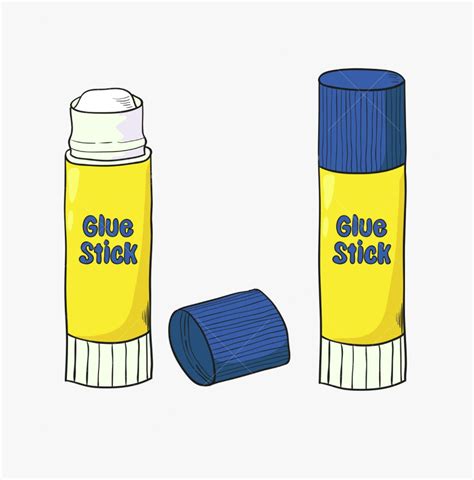 Glue Stick Sticks Clipart Transparent Png - Glue Stick Cartoon , Free Transparent Clipart ...