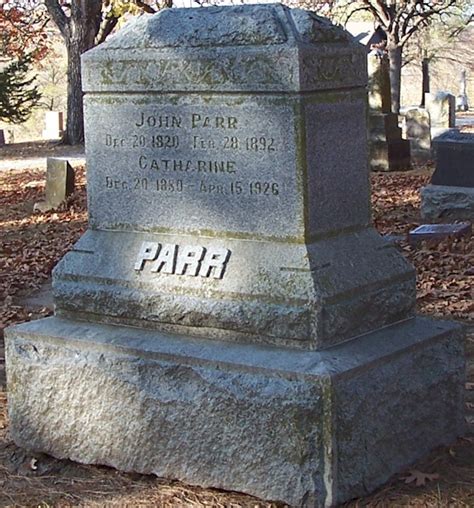 Catherine Parr (1830-1926) - Mémorial Find a Grave