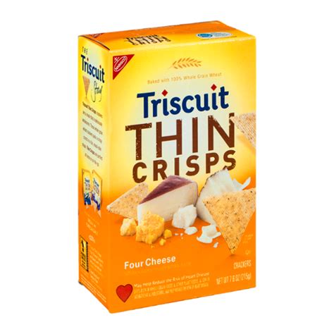 Nabisco Triscuit - Crackers - Thin Crisps Four Cheese Reviews 2020