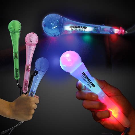 Light Up LED Toy Microphones - 9 Inches