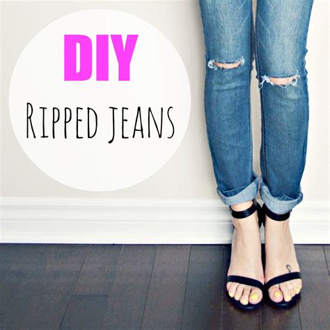 DIY ripped jeans Archives | Home and Heart DIY