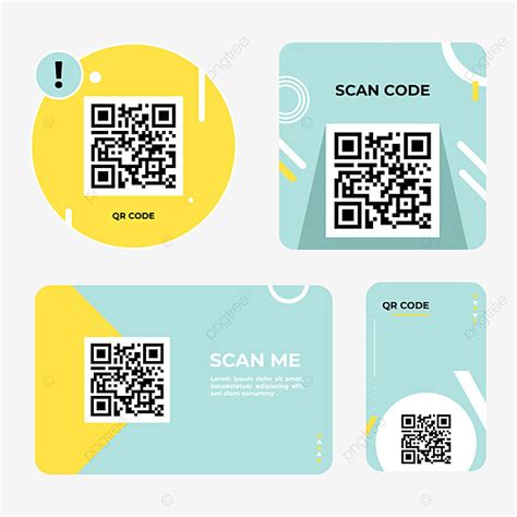 Qr Code Design Vector Design Images, Qr Code Label Template Design, Qr ...