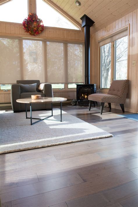 Sunroom with Maple Hardwood - Rustic - Sunroom - Minneapolis - by Floors of Distinction | Houzz