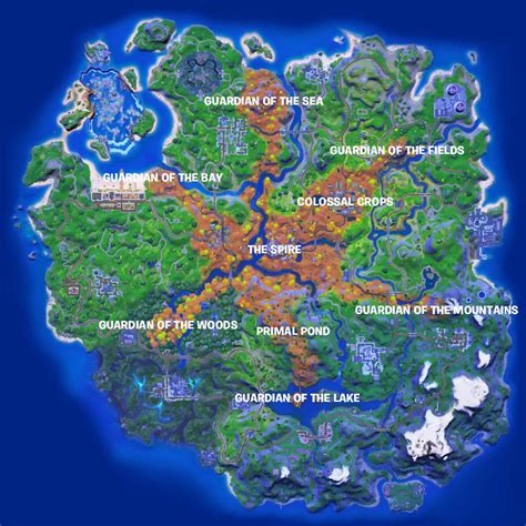 Season 6 Map with Names! : r/DubzyFortnite