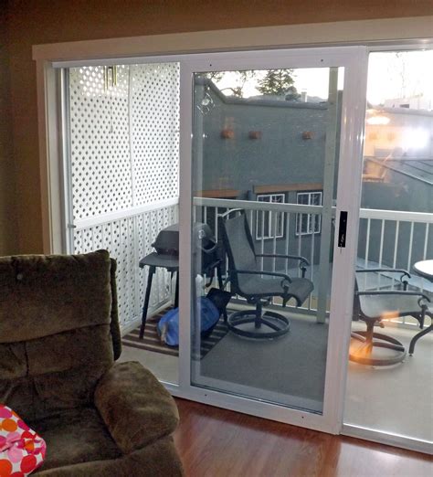 Sliding Patio Security Screen Door | Okanagan Awnings and Screens