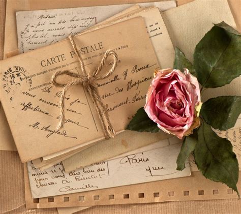 Antique Love Letters Wallpaper - WallpaperSafari