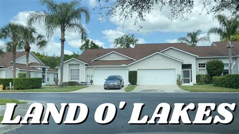 LAND O LAKES FLORIDA 2021| A TAMPA SUBURB TOUR - YouTube