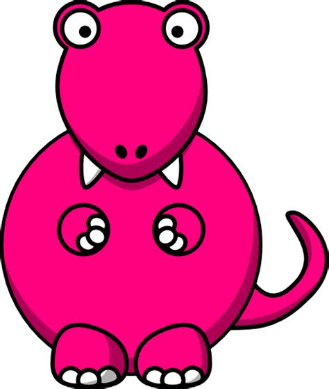 Pink Dinosaur Clip Art at Clker.com - vector clip art online, royalty free & public domain